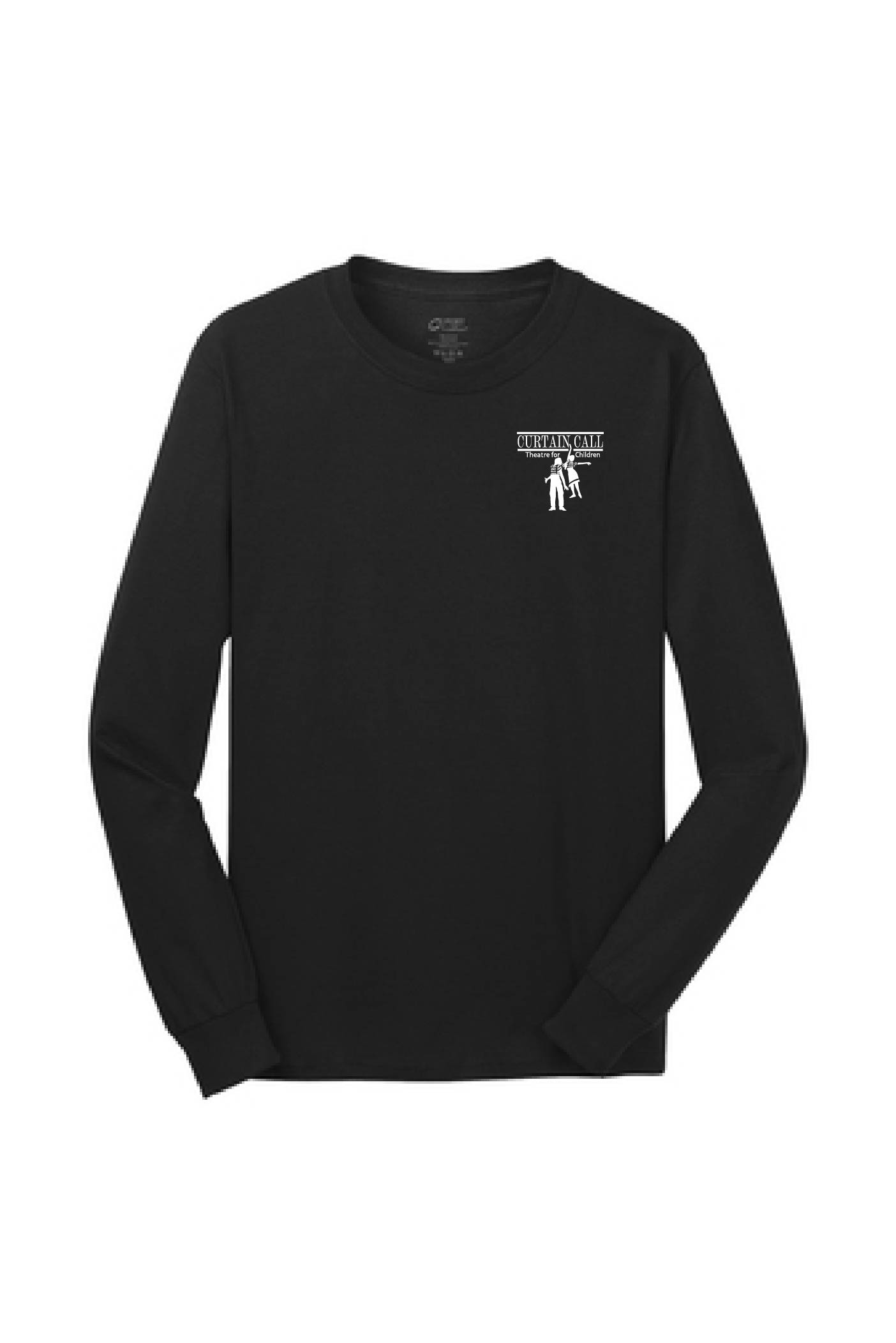 Port & Company® Adult Long Sleeve Core Cotton Tee - Curtain Call Logo - Image 2