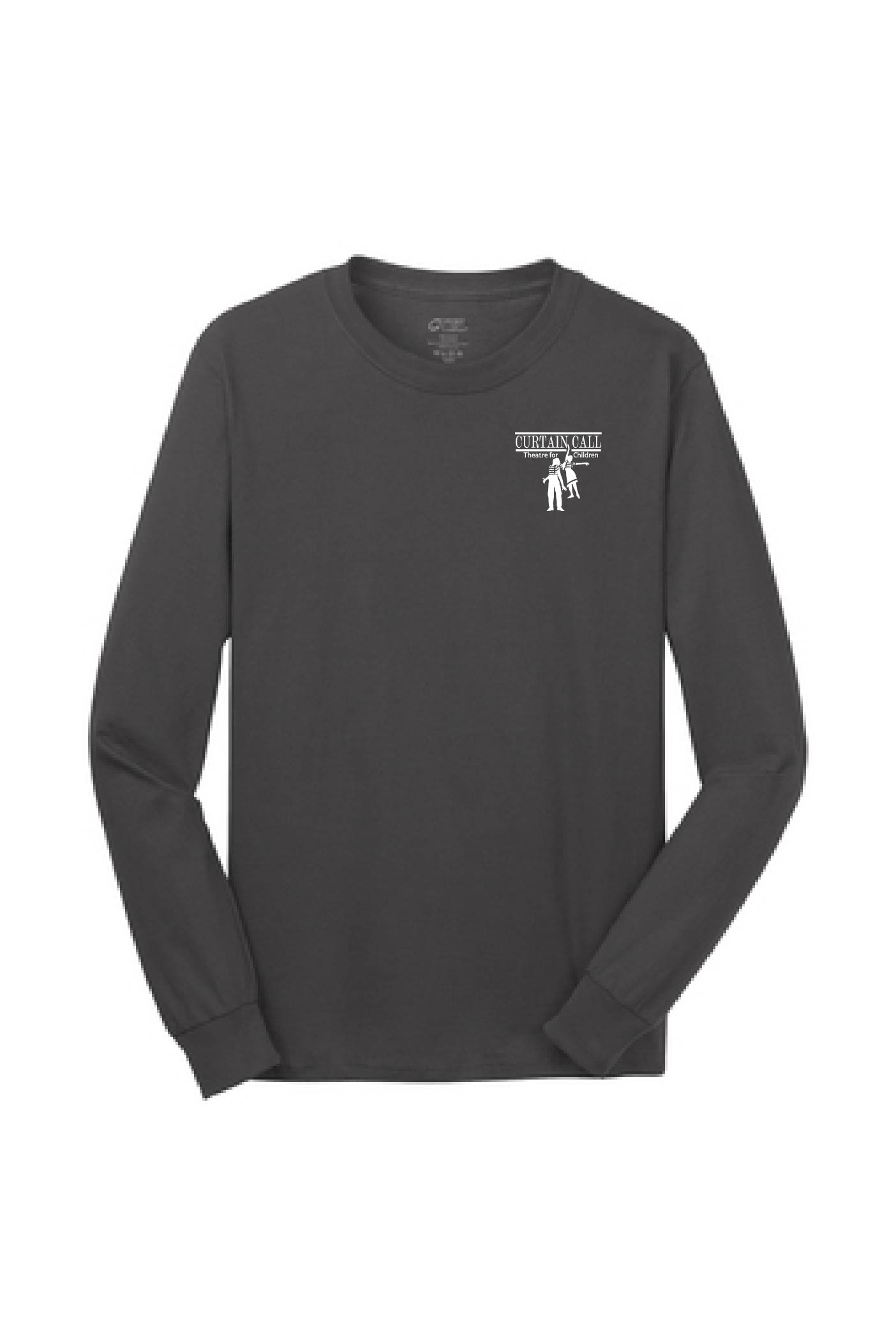 Port & Company® Adult Long Sleeve Core Cotton Tee - Curtain Call Logo - Image 3