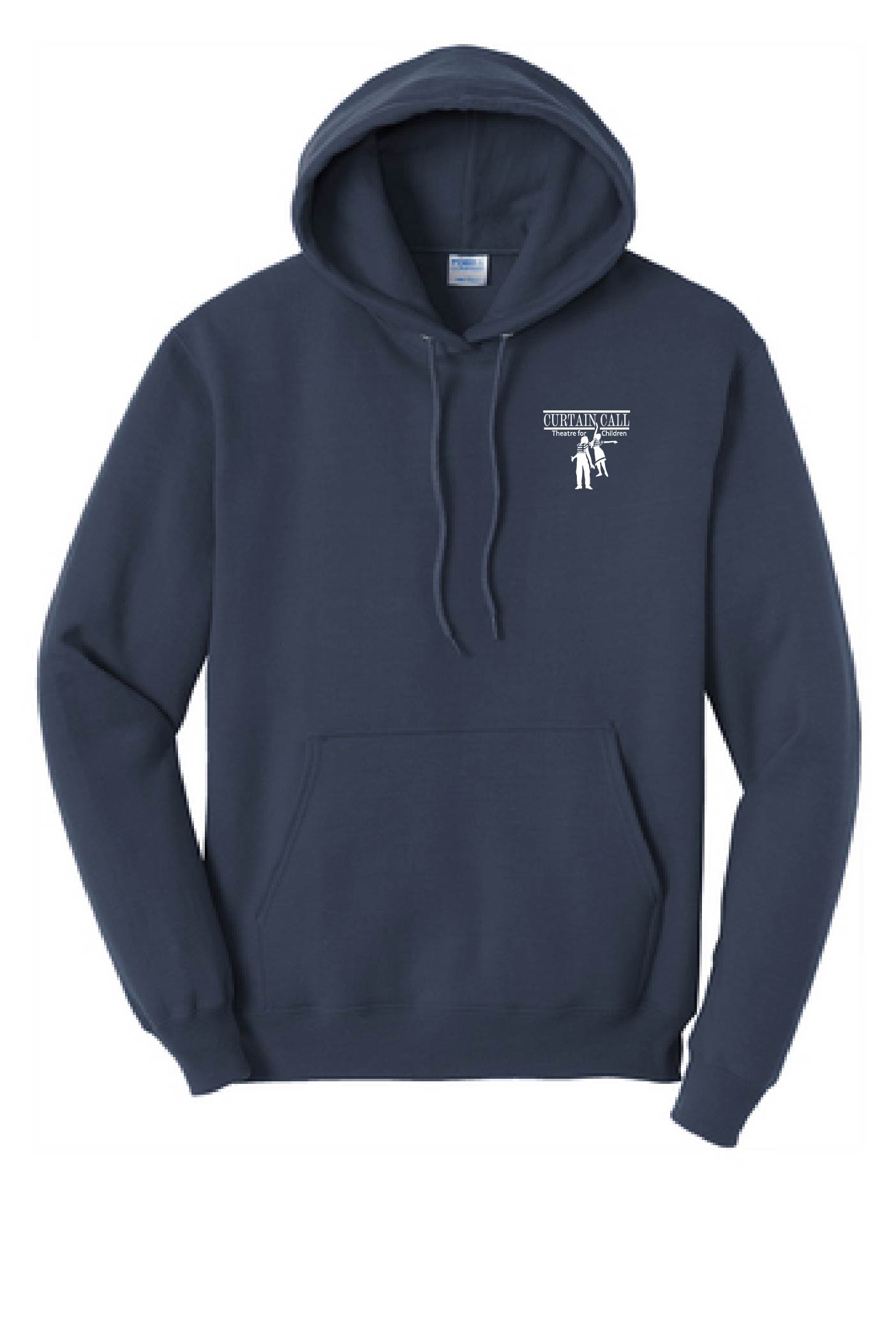 Port & Company® Adult Core Fleece Pullover Hooded Sweatshirt - Curtain Call Logo - Image 4