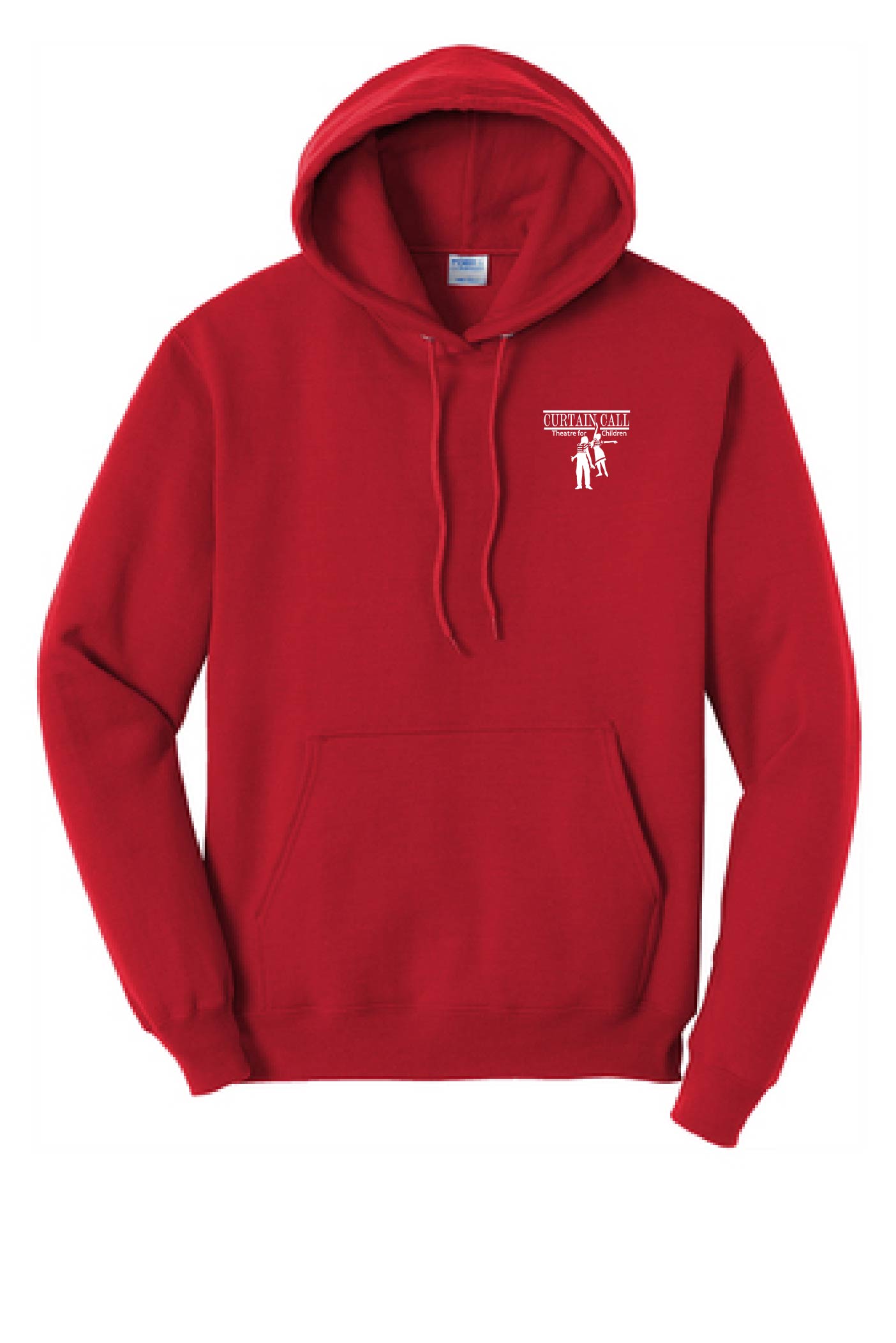 Port & Company® Adult Core Fleece Pullover Hooded Sweatshirt - Curtain Call Logo - Image 5