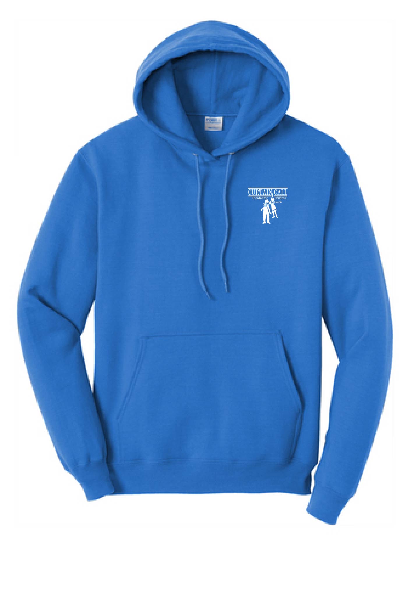 Port & Company® Adult Core Fleece Pullover Hooded Sweatshirt - Curtain Call Logo - Image 6
