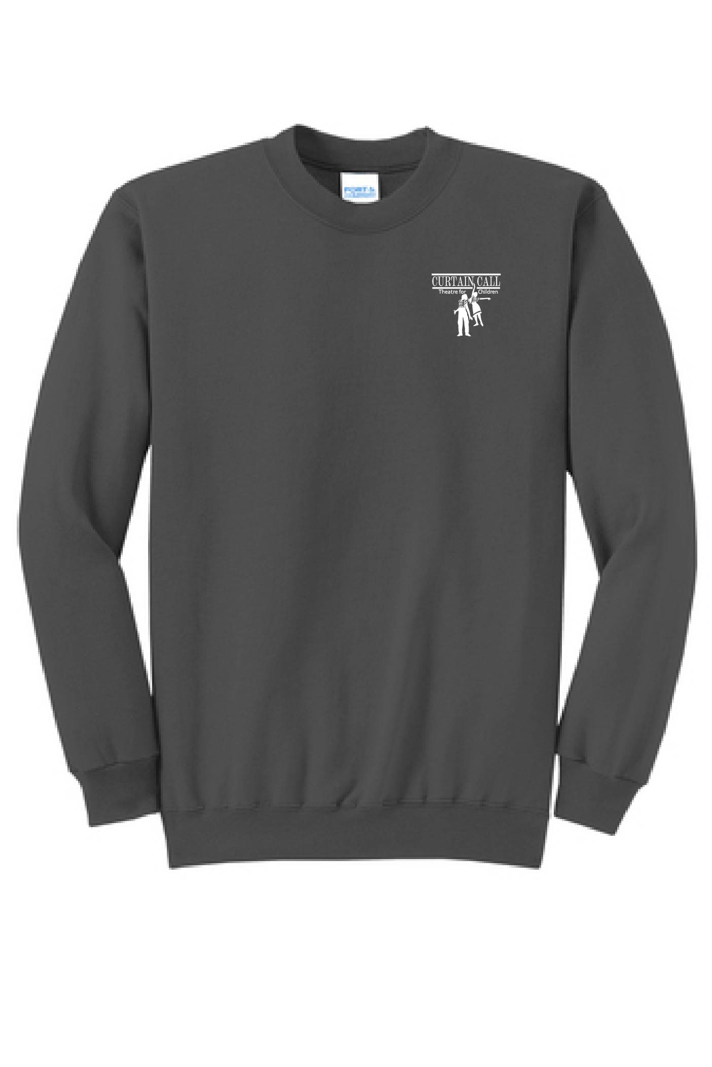 Port & Company® Adult Core Fleece Crewneck Sweatshirt - Curtain Call Logo - Image 3