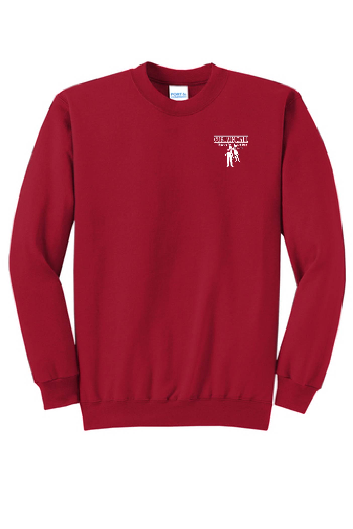 Port & Company® Adult Core Fleece Crewneck Sweatshirt - Curtain Call Logo - Image 5