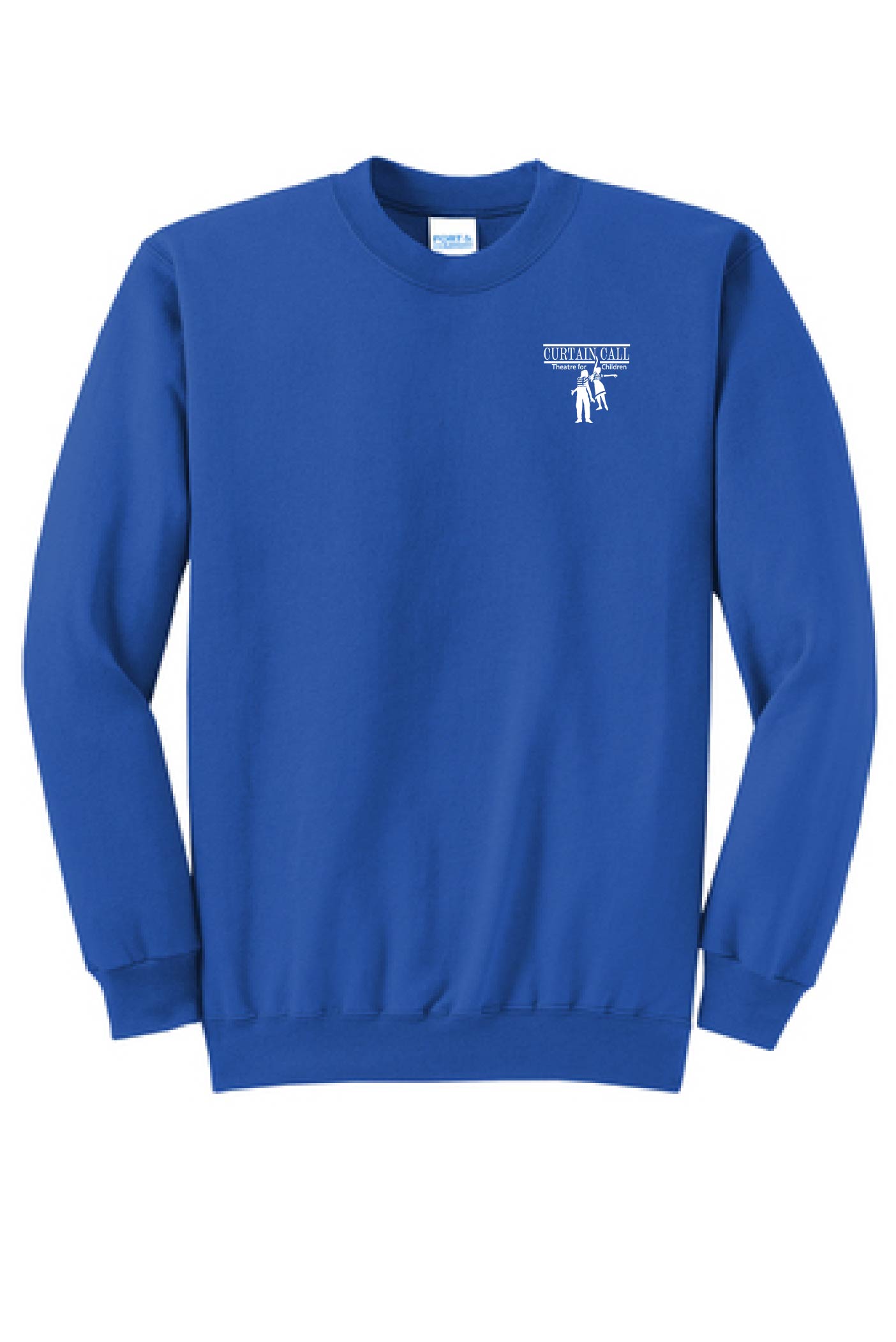 Port & Company® Adult Core Fleece Crewneck Sweatshirt - Curtain Call Logo - Image 6