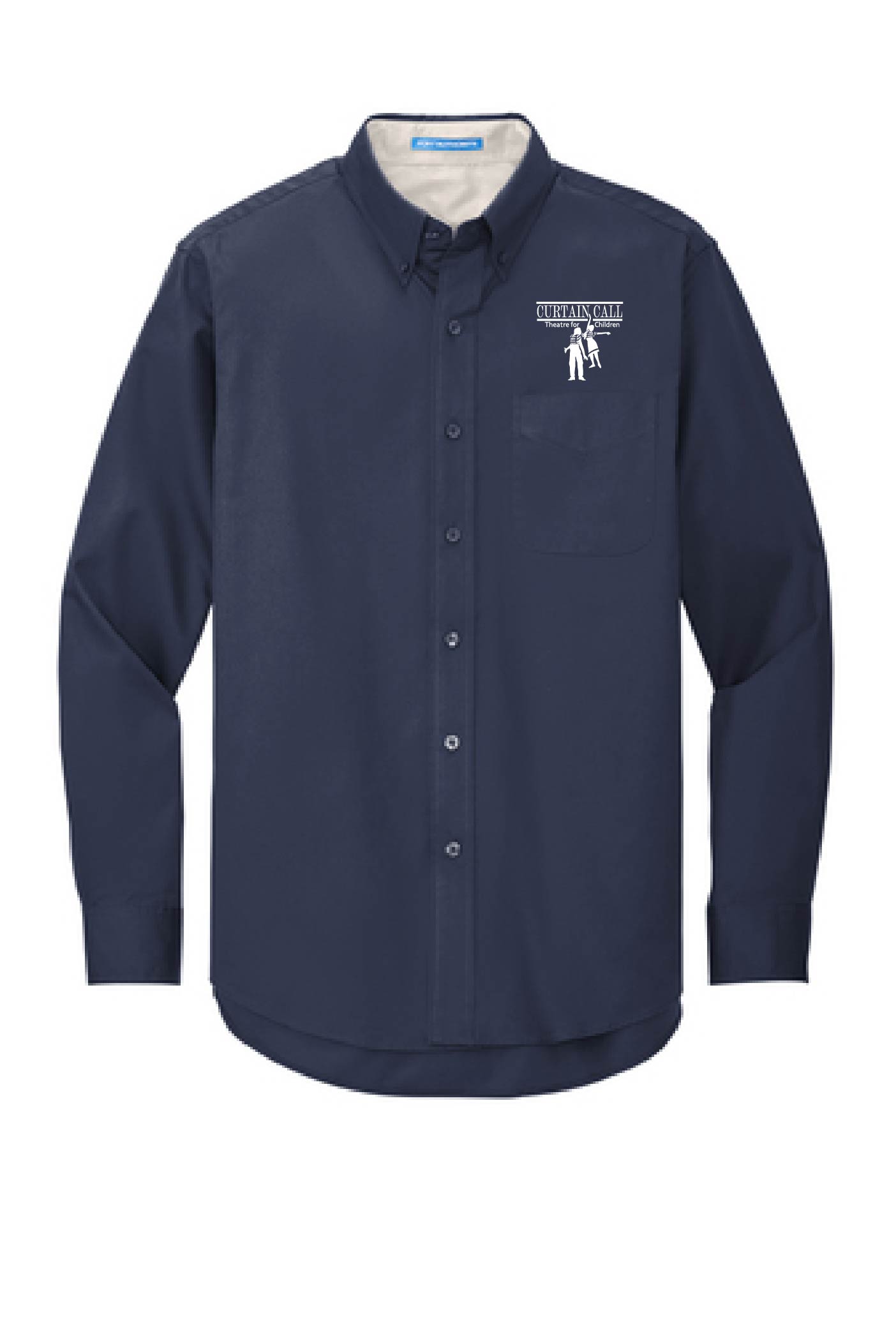 Port Authority® Long Sleeve Easy Care Shirt - Curtain Call Logo - Image 4