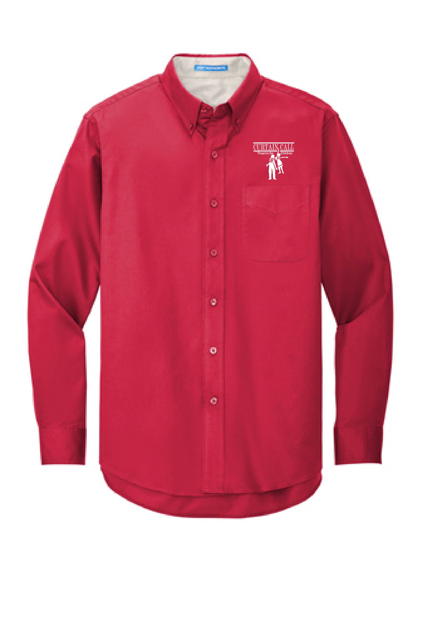 Port Authority® Long Sleeve Easy Care Shirt - Curtain Call Logo - Image 5