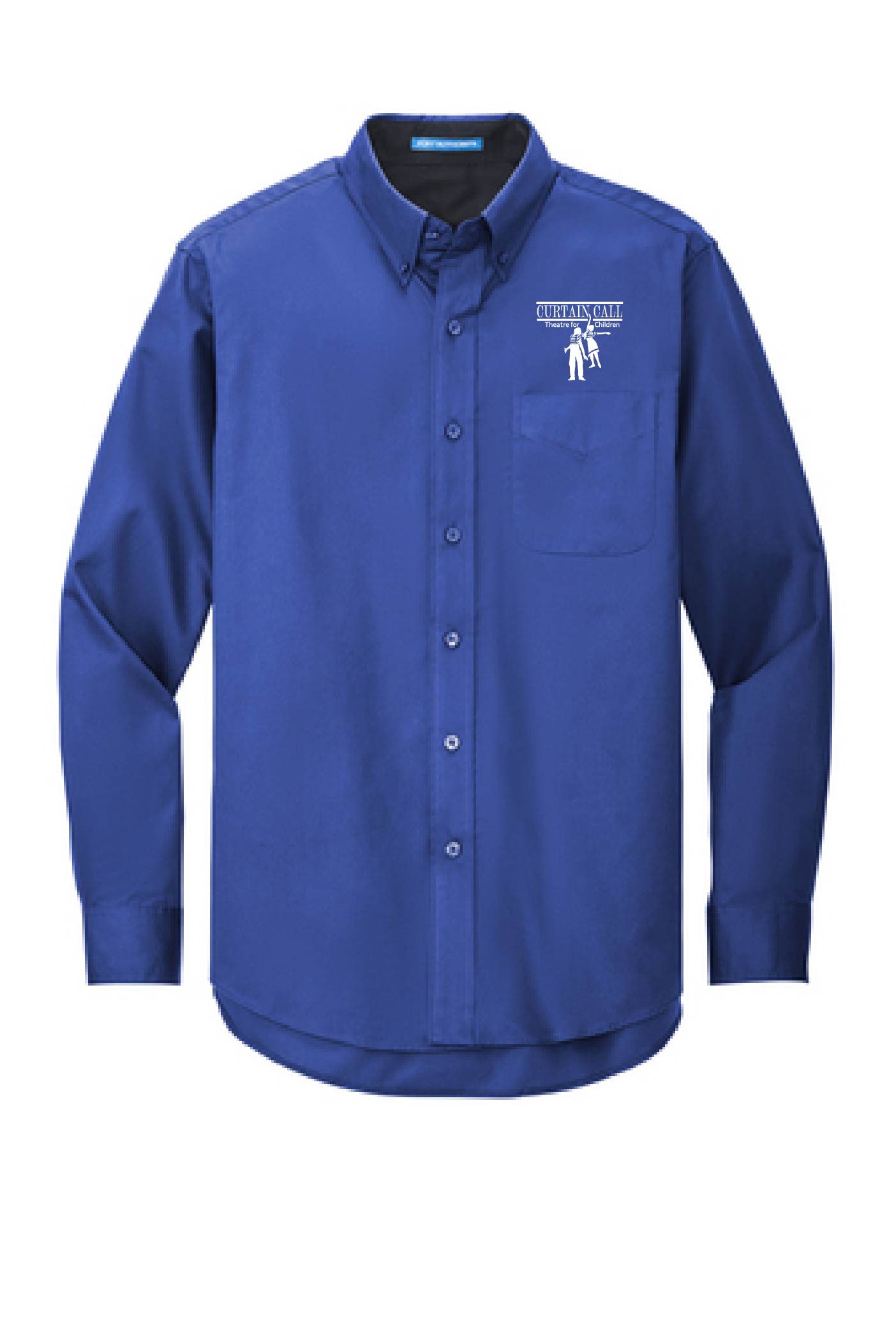 Port Authority® Long Sleeve Easy Care Shirt - Curtain Call Logo - Image 6