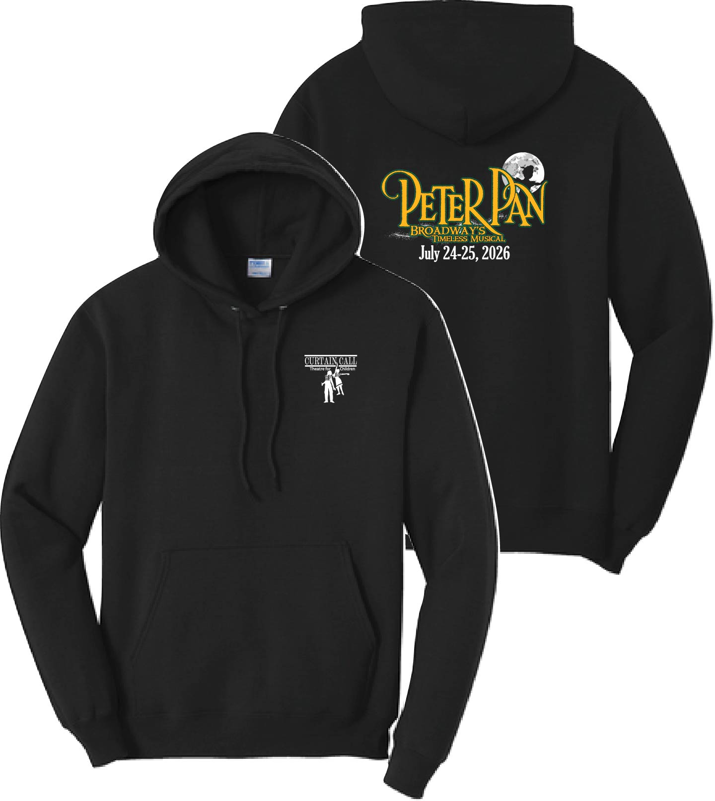 Port & Company® Adult Core Fleece Pullover Hooded Sweatshirt - Peter Pan - Image 3