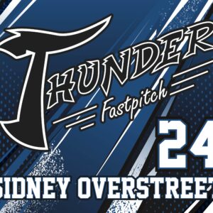 Thunder Fastpitch - Sublimated Microfiber Fleece Blanket - 50"W x 60"L