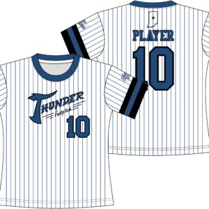 Thunder Fastpitch - Full Sublimation Girl's Performance Tee - 11u