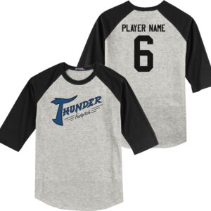 Thunder Fastpitch - Adult 3/4 Sleeve Baseball Tee