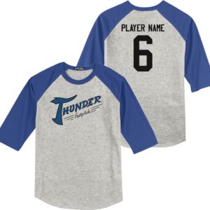 Thunder Fastpitch - Youth 3/4 Sleeve Baseball Tee
